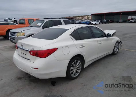 2015 Infiniti Q50 Premium from USA, damaged, VIN JN1BV7APXFM341036